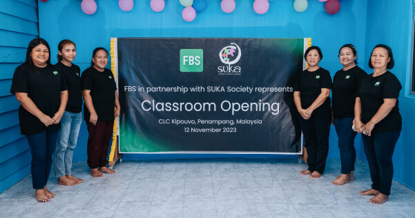 FBS e SUKA Society reformam sala de aula na região de Sabah